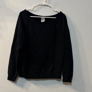 Nike 6.0 Wide Neck Black Long Sleeve Sweater